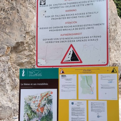 Limitation de l'accès au gouffre de Fontaine-de-Vaucluse pour la sécurité des visiteurs